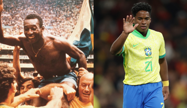 Imagen de El récord de Pelé que igualó Endrick en Brasil