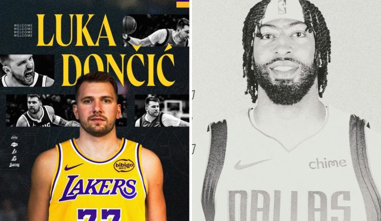 Imagen de Detonó la bomba: Luka Doncic y Anthony Davis, protagonistas de un enroque en la NBA