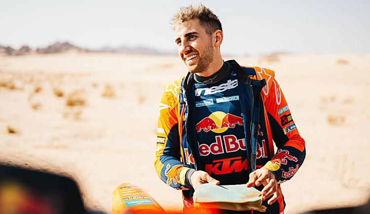 Imagen de Rally Dakar 2026: Luciano Benavides marcha segundo en la general en motos