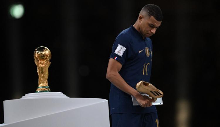 Imagen de La furiosa arenga de Kylian Mbappé en el entretiempo de la final