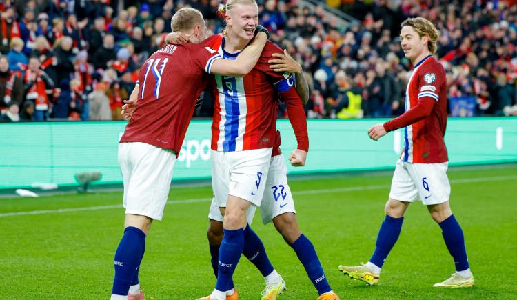 Imagen de Erling Haaland, virtualmente clasificado a su primer Mundial
