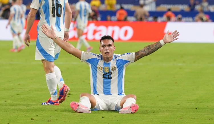 Imagen de Cuántas veces Lautaro Martínez anotó el 1-0 en la Selección
