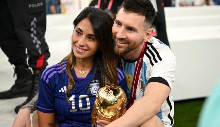 Imagen de El mensaje de Antonela Rocuzzo para Lio Messi tras los festejos