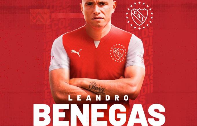 Imagen de INDEPENDIENTE CONFIRMÓ LA LLEGADA DE LEANDRO BENEGAS