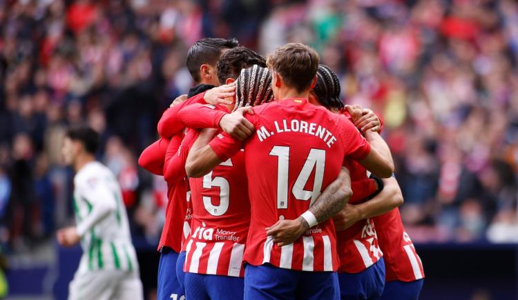 Imagen de Atlético de Madrid se recuperó con una sufrida victoria ante Betis