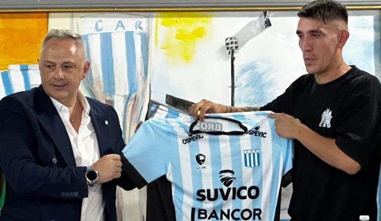Imagen de Las primeras palabras de Centurión en Racing de Córdoba: "Mi conducta se verá adentro de la cancha"