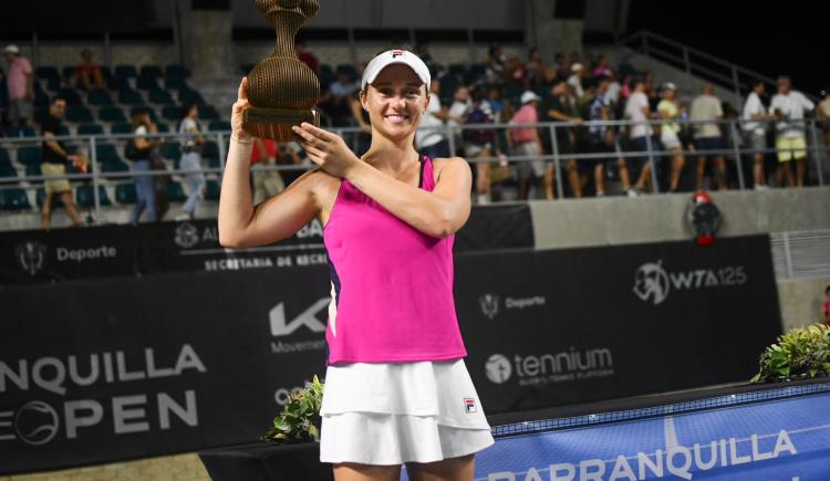 Imagen de Nadia Podoroska se consagró campeona en Barranquilla