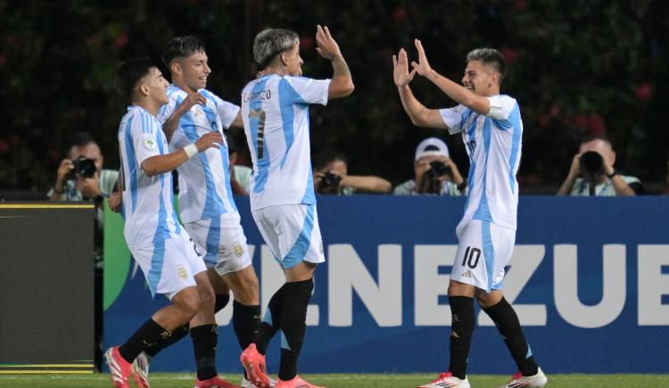 Imagen de Alegría não tem fim: los goles de Argentina, que humilló a Brasil en Venezuela