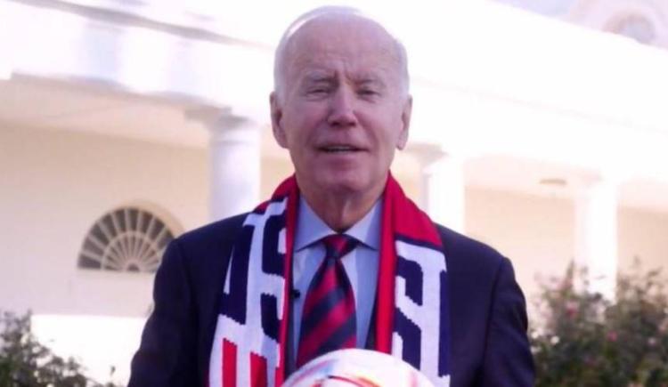 Imagen de Joe Biden, el hincha número uno