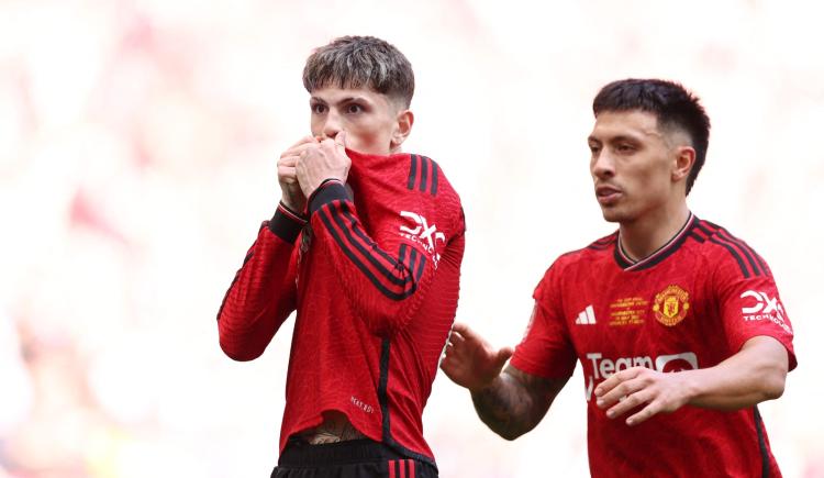 Imagen de Manchester United salió campeón de la FA Cup de la mano de Garnacho