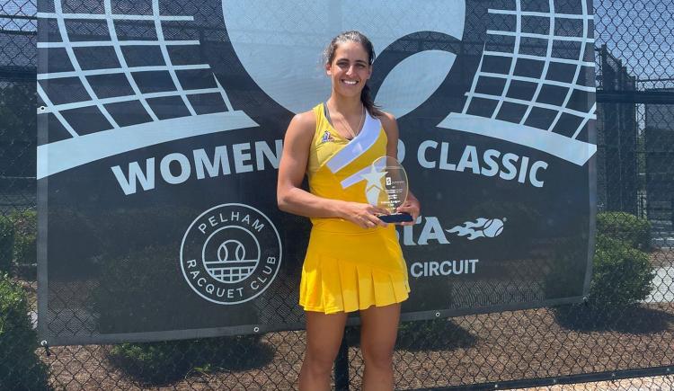 Imagen de Lourdes Carlé ganó el torneo más importante de su carrera