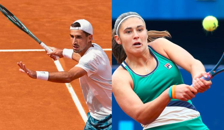 Imagen de Rápido adiós de Pedro Cachín y Julia Riera en Roland Garros