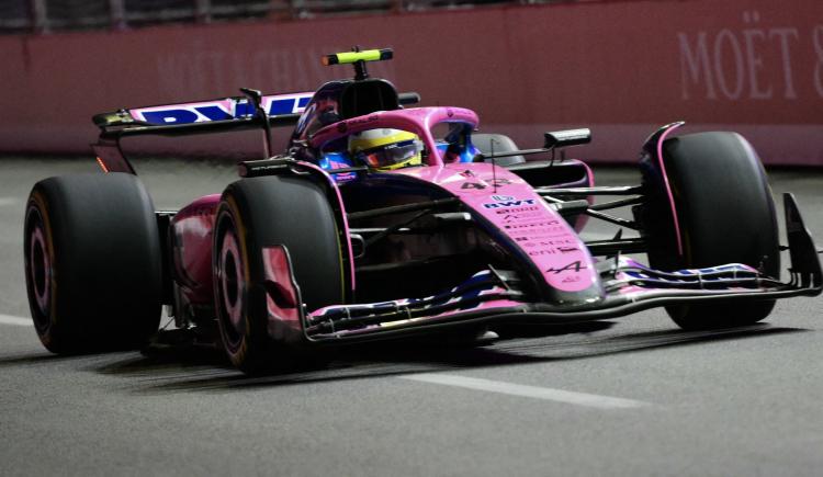 Imagen de Franco Colapinto salió a la pista en Las Vegas: en qué puesto terminó la FP1