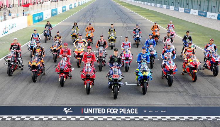 Imagen de EL MOTOGP, UNIDO POR LA PAZ