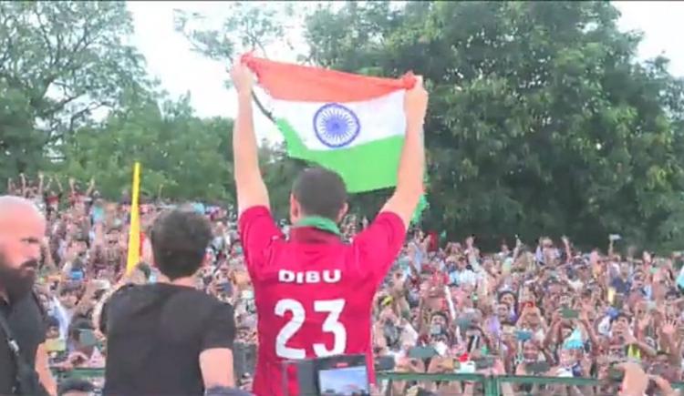 Imagen de Dibu Martínez, nueva deidad en la India