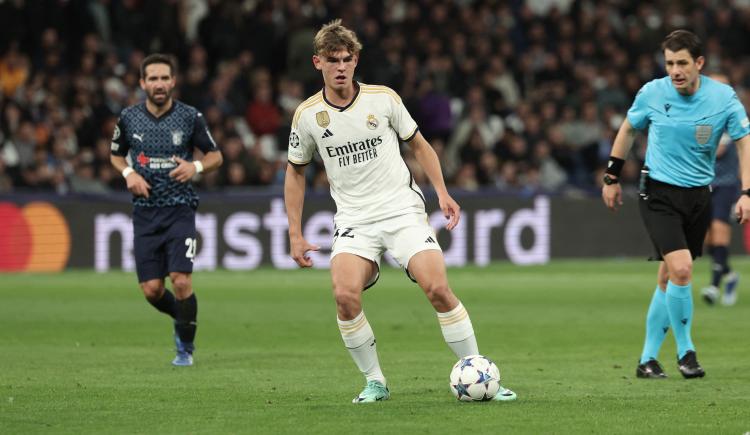 Imagen de Llegó el día: debutó Nico Paz en Real Madrid