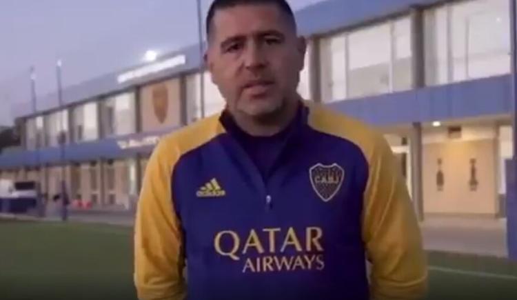 Imagen de RIQUELME ROMPIÓ EL SILENCIO... CON UN MENSAJE INSTITUCIONAL