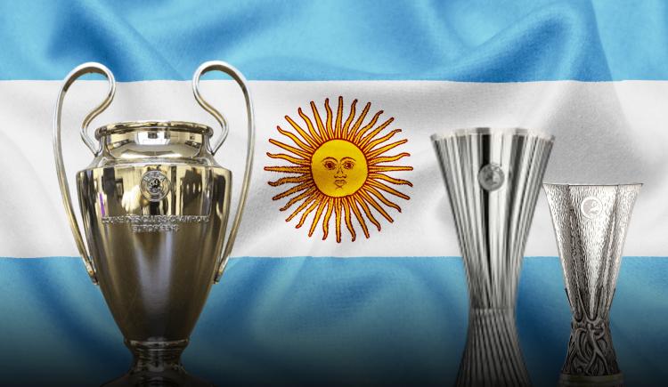 Imagen de Todos los futbolistas argentinos que jugarán las semifinales de las copas europeas