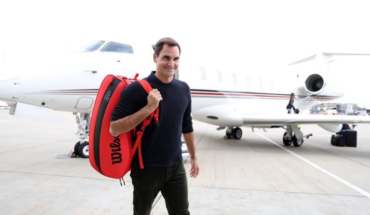 Imagen de Roger Federer ya está en Londres para su último baile