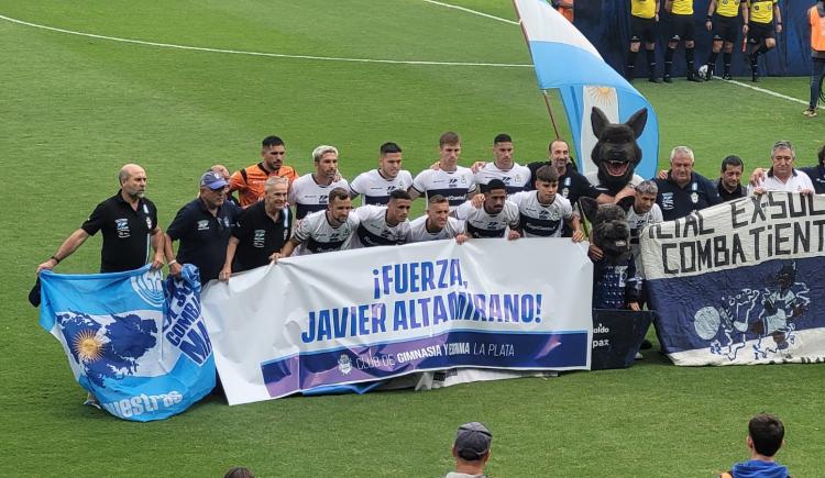 Imagen de El gran gesto de Gimnasia para Javier Altamirano, jugador de Estudiantes