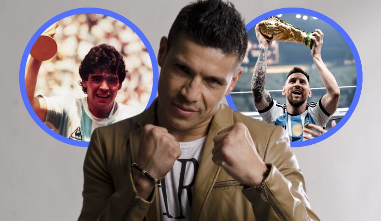 Imagen de "Hay que remontarse a San Martín": Maravilla Martínez definió la comparación Messi-Maradona