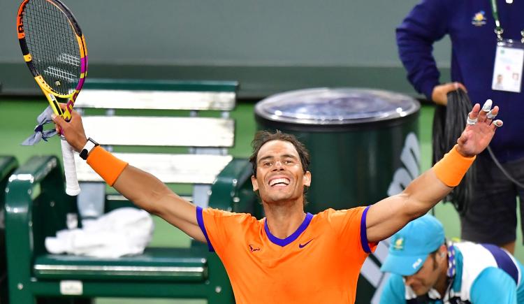Imagen de Un imparable Nadal está en la final de Indian Wells