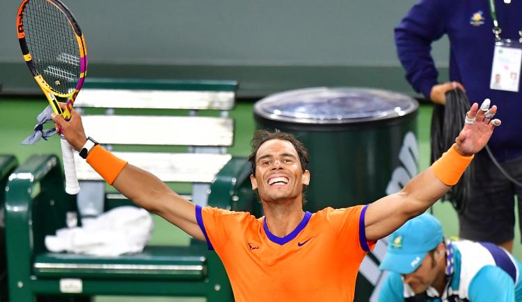 Imagen de Un imparable Nadal está en la final de Indian Wells