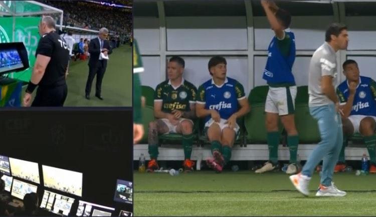 Imagen de El minuto de furia de Abel Ferreira: gesto obsceno, protesta y expulsión