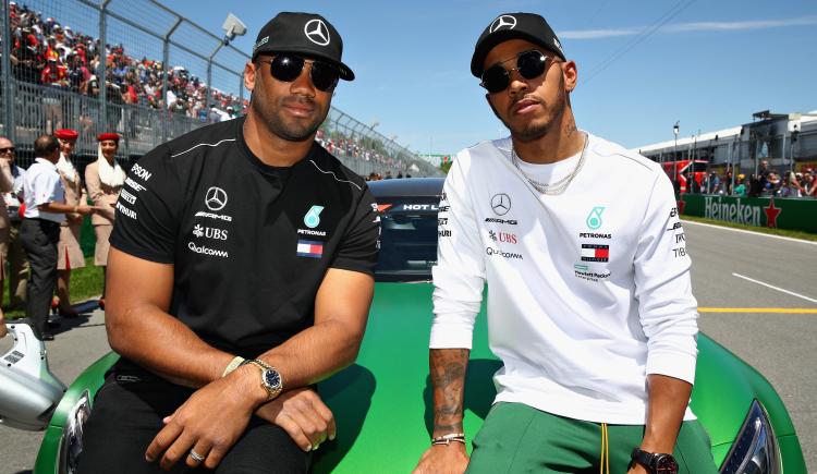 Imagen de Lewis Hamilton se mete en el mundo de la NFL