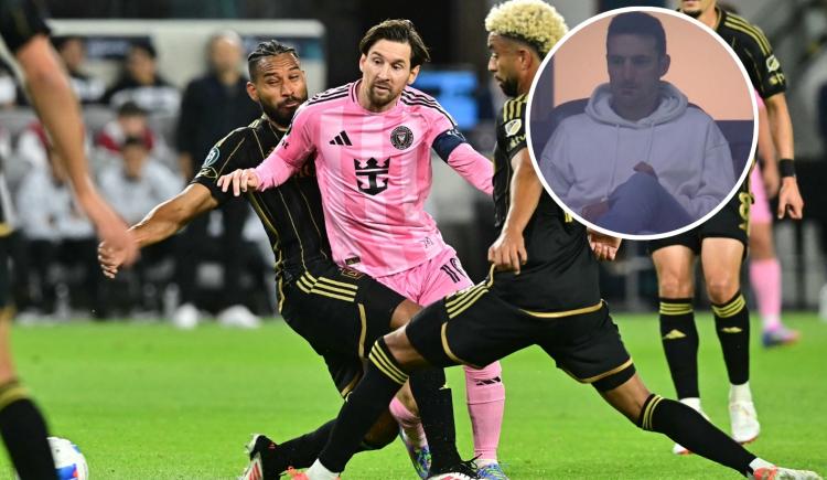 Imagen de Con Scaloni en la tribuna, Messi fue titular en la derrota de Inter Miami