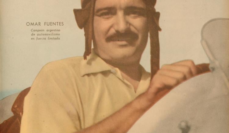 Imagen de 20 de marzo de 1953, el piloto Campeón del 52: Omar Fuentes