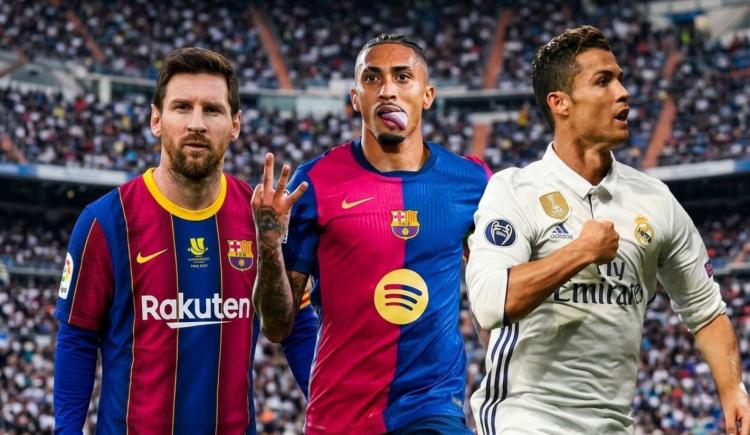 Imagen de El show de Raphinha en Sevilla: triplete, marca histórica junto a Messi y Cristiano, y marcha perfecta del Barcelona