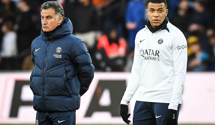 Imagen de Galtier reconoció el conflicto entre Mbappé y la directiva de PSG