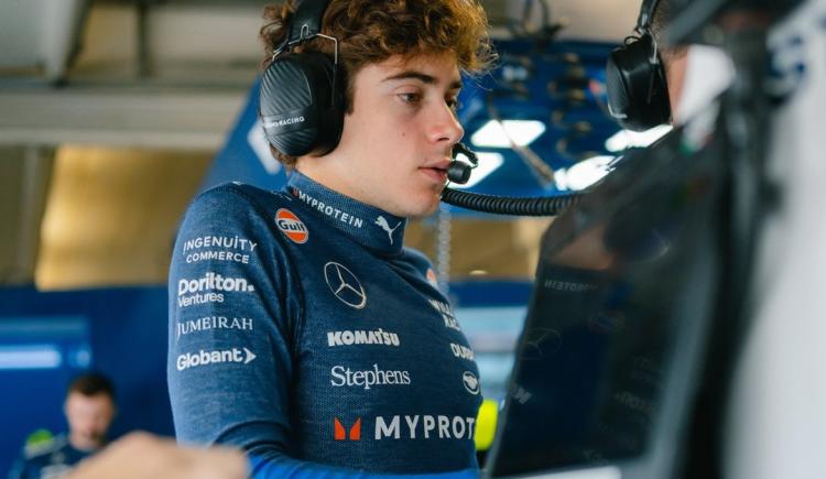 Imagen de La buena noticia que recibió Franco Colapinto de cara al GP de Las Vegas