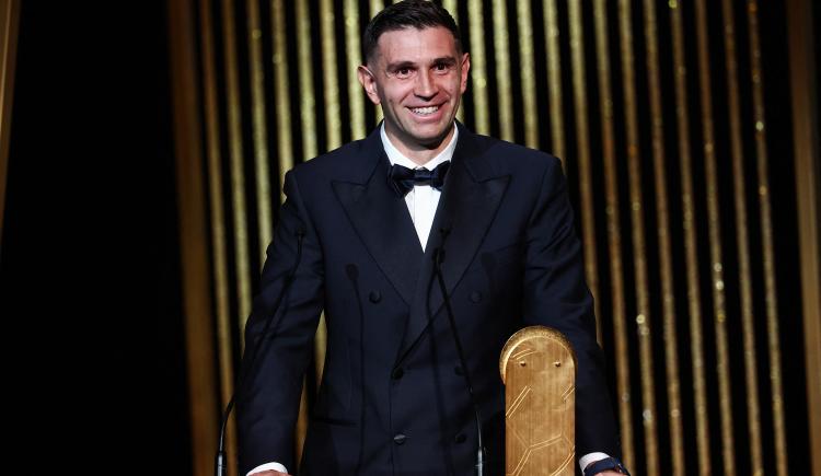 Imagen de Dibu Martínez, nominado al mejor arquero del mundo en la gala del Balón de Oro