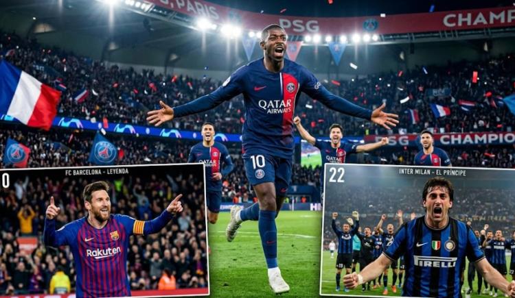 Imagen de El récord de Messi y Diego Milito en la Champions que igualó Ousmane Dembélé