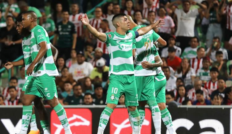 Imagen de Con gol de Juan Brunetta, Santos Laguna le puso fin al invicto de Chivas