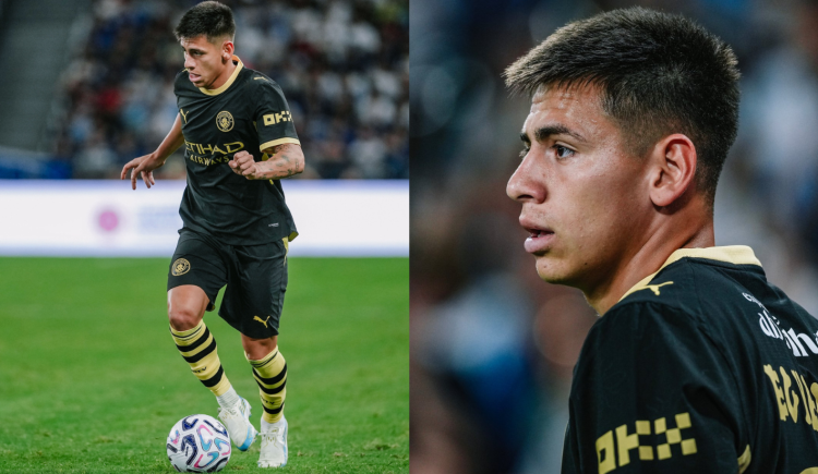 Imagen de Claudio Echeverri volvió a jugar con la camiseta de Manchester City y picó un penal