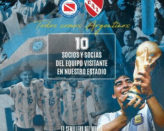 Imagen de Argentinos y una novedosa campaña: invitará a socios del rival en cada partido en La Paternal