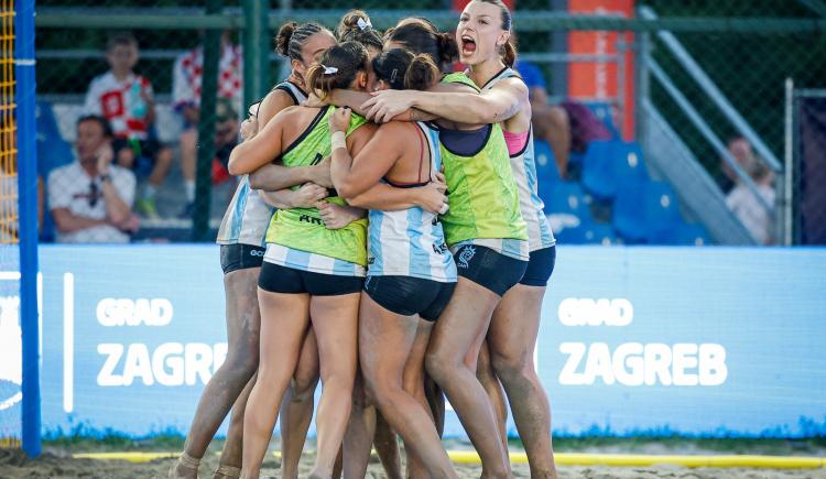 Imagen de Otra coronación de gloria: Argentina se consagró campeón del mundo en beach handball femenino