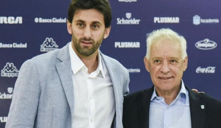 Imagen de Racing: reunión entre Blanco y Milito en medio del todo o nada en lo deportivo