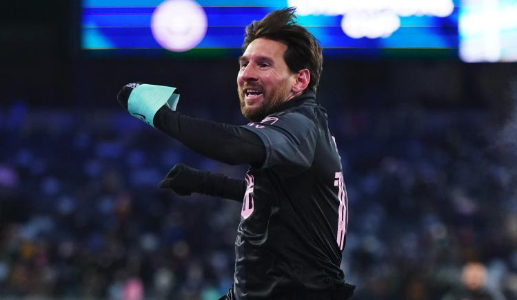 Imagen de Messi comió en Kansas: el primer gol oficial en 2025