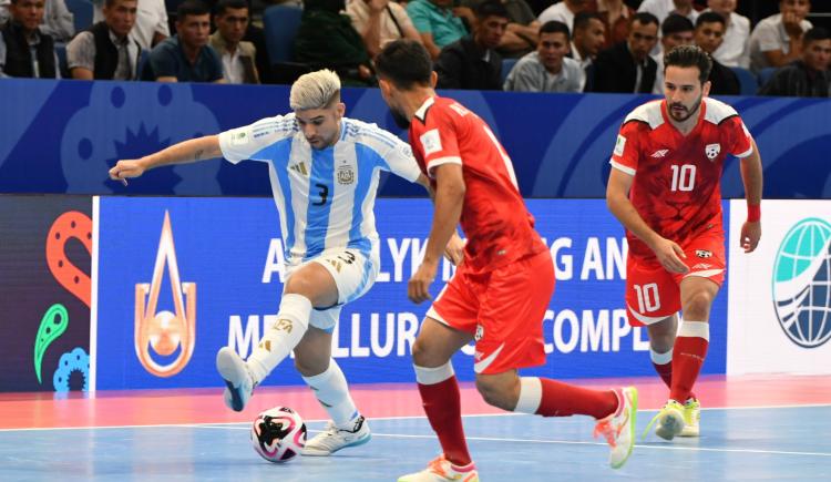 Imagen de Argentina venció a Afganistán y se clasificó a octavos en el Mundial de Futsal