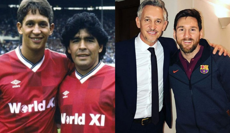 Imagen de La argentinidad al palo de Gary Lineker