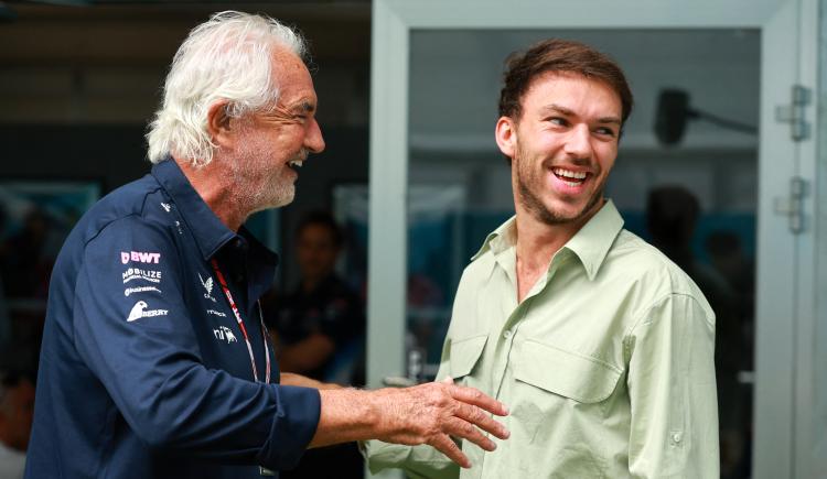 Imagen de Gasly respaldó a Briatore tras la confirmación de Colapinto como piloto titular en Alpine