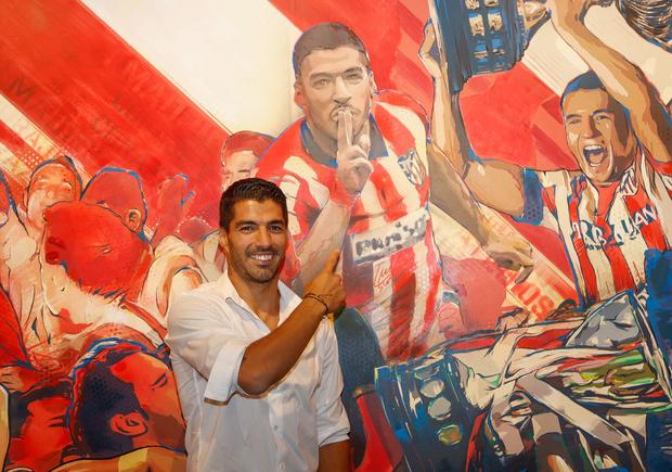 Imagen de Luis Suárez fue homenajeado en su despedida del Atlético de Madrid
