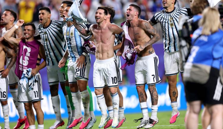 Imagen de Argentina le ganó 3-1 a Suiza en el alargue y jugará una semifinal histórica ante Inglaterra