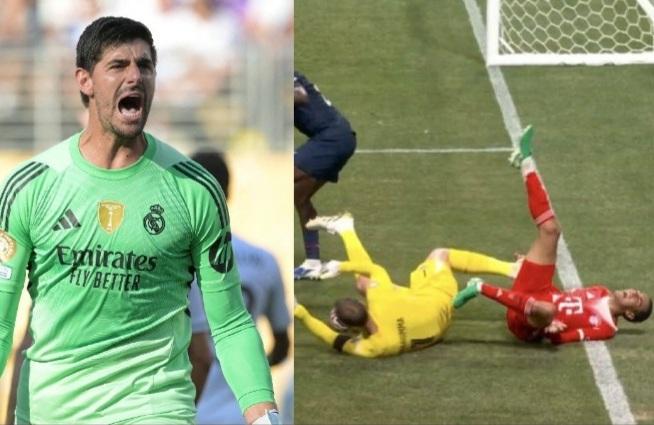 Imagen de Courtois defendió a Donnarumma tras la grave lesión de Musiala