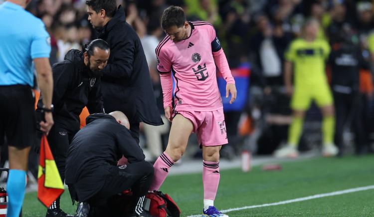 Imagen de Messi sufrió una lesión y podría perderse los amistosos de la Selección Argentina