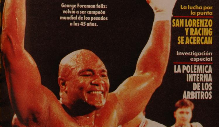 Imagen de 8 de Noviembre de 1994, Foreman Campeón Mundial